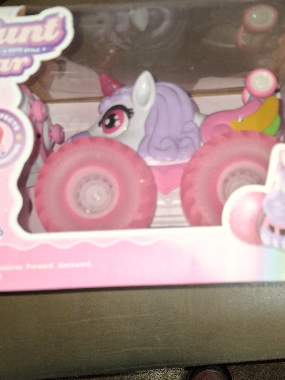 Unbranded Pink & Purple Unicorn Monster Truck Toy